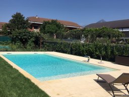 piscina 10 x 5 con rivestimento interno ed esterno colore sabbia